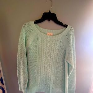 Aqua sweater